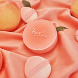 Peach Cover Velvet Cushion